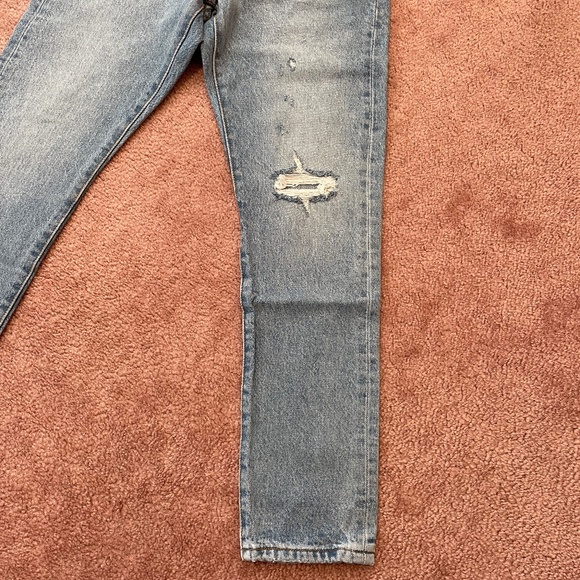 Levi 501 women's skinny jean light blue size 26 - New With Tags - Picture 3 of 13